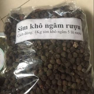 1kí sim chín sấy khô ngâm 5lit rượu, sạch thơm ngon