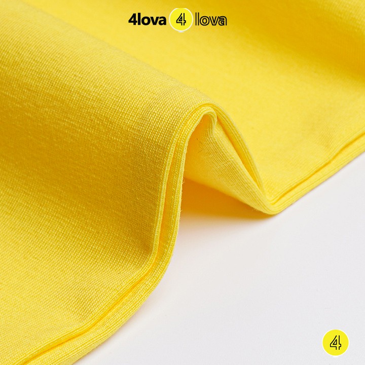 Áo ba lỗ bé trai bé gái chất cotton trơn 4LOVA basic hàng chính hãng từ 8-40kg