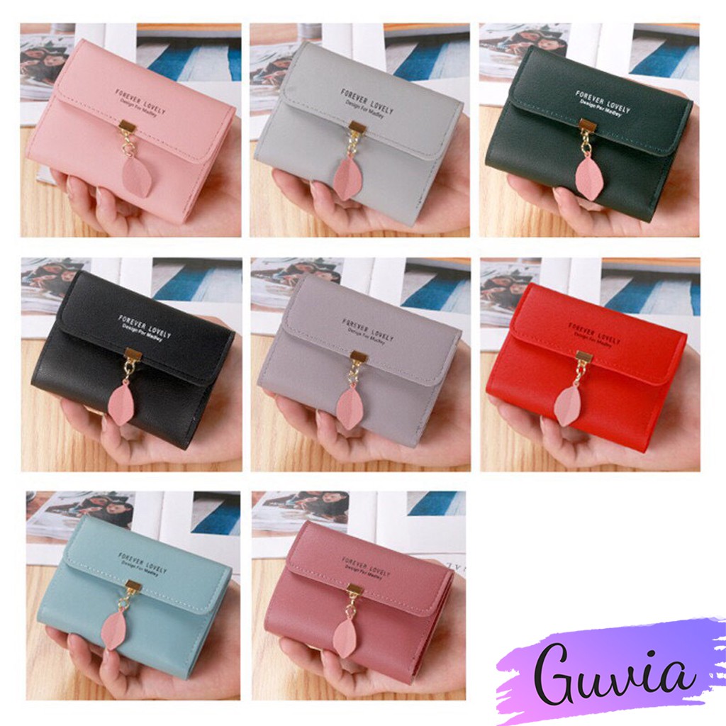 [Mã WAMT2405 giảm 10K đơn 0K] Ví mini đựng thẻ đựng tiền cao cấp GT75 Ví nữ khóa chiếc lá đẹp | BigBuy360 - bigbuy360.vn