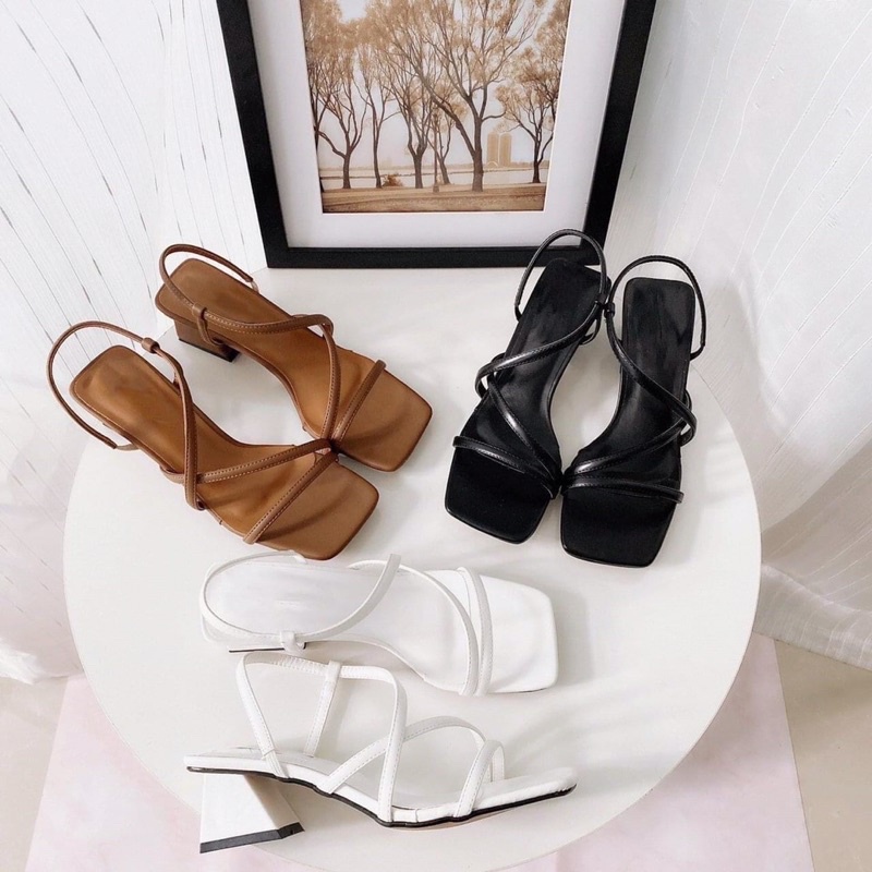 Gót Sandal hậu khoét eo cực xinh bigsize 35-45