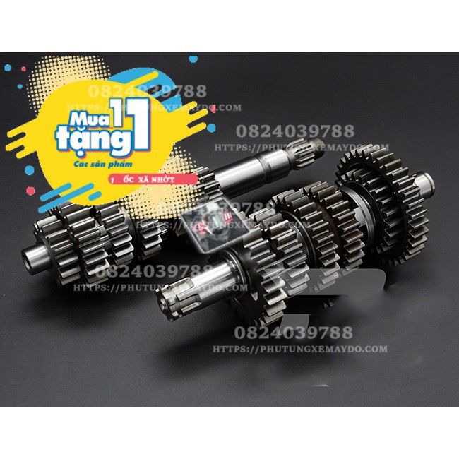 BỘ SỐ 6 SỐ JVT CHO EXCITER 135/5S – 150i