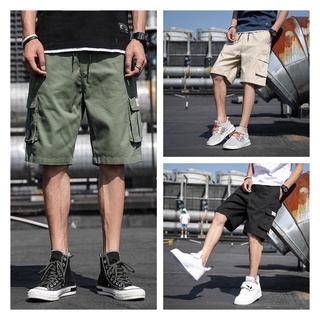 Quần short ống rộng phối túi phong cách Hàn Quốc thời trang mùa hè cỡ M-9XL