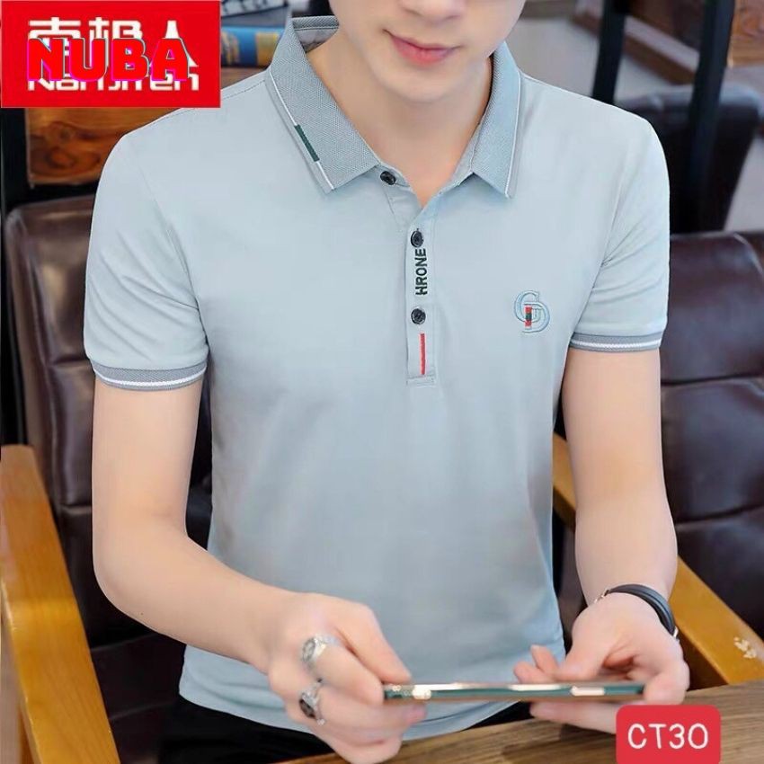 Áo thun nam nữ cổ bẻ cao cấp, ao phông chất vải polo, thấm hút mồ hôi 30 TAKA