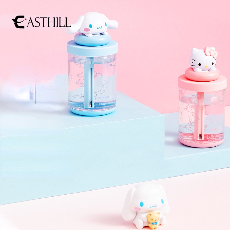 Máy Phun Sương Tạo Ẩm Hình Mèo Sanrios / Cinnamoroll / Kitty Dạ Quang Dễ Thương Dùng Trang Trí