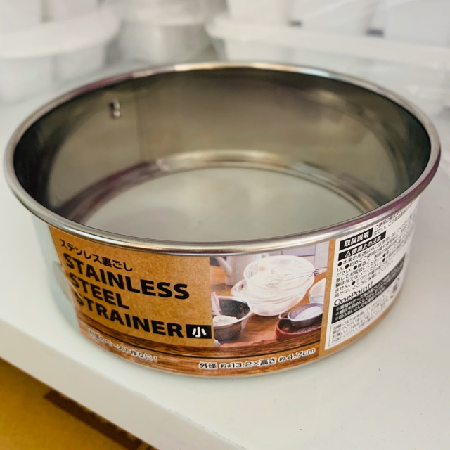 Rây Inox (hình tròn) lọc bột / cháo hàng Nhật cho bé