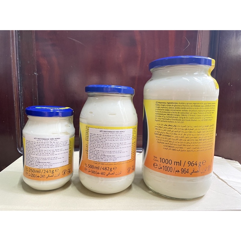 Sốt mayonaise Remia 3 size - Nhập khẩu Hà Lan chuẩn vị ngon nguyên bản cho salad
