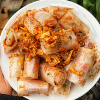 100g BÁNH TRÁNG CUỘN THẬP CẨM cực to, cực nhiều, siêu rẻ, ăn vặt