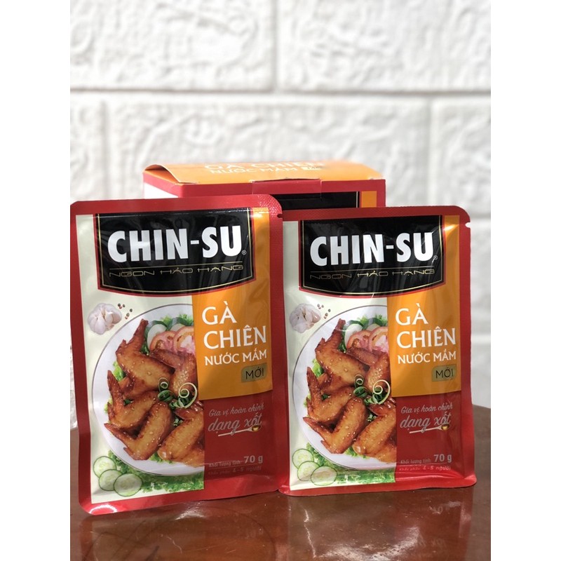 GÀ CHIÊN NƯỚC MẮM CHIN SU 70G - [FREESHIP GIÁ SỈ] GIA VỊ HOÀN CHỈNH DẠNG SỐT