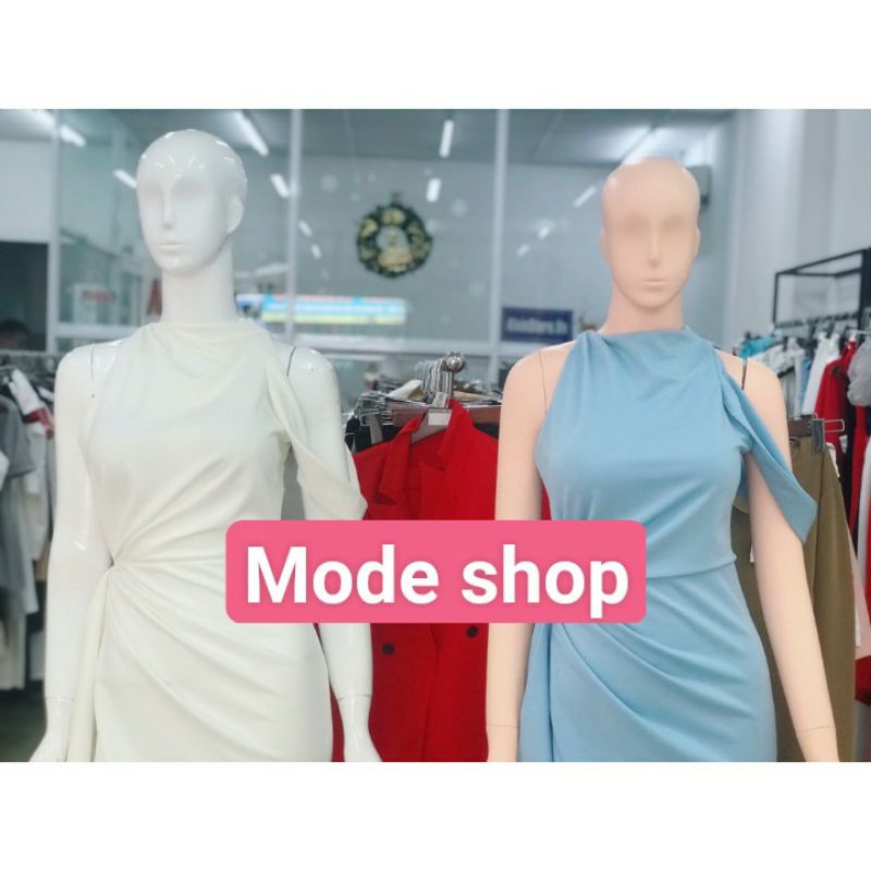 Đầm dạ hội lệch vai sát nách nhúng eo xẻ đùi (HÀNG CAO CẤP) kèm ảnh thật