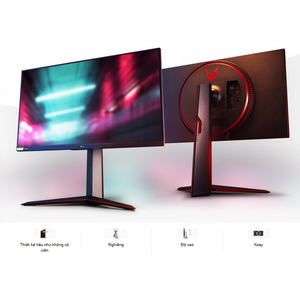 Màn hình máy tính LG 27GP850-B UltraGear 27" Nano IPS 2K 180Hz 1ms HDR G-Sync - Hàng chính hãng