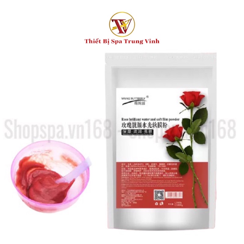 [ Độc Quyền - Có Video ] Mặt nạ Collagen Bột Hoa Hồng Đỏ