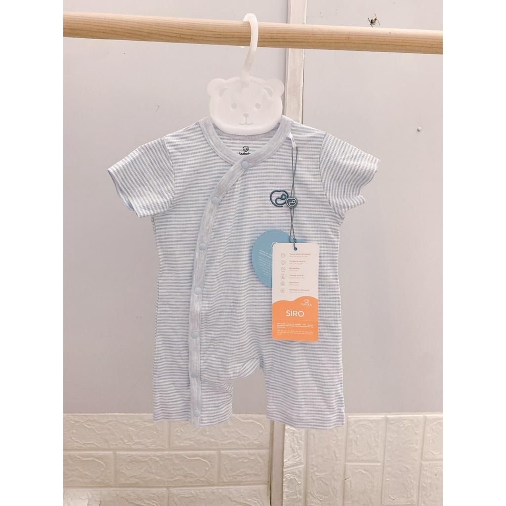 Bubaby - Body đùi ngắn tay cài chéo siro - Bu baby