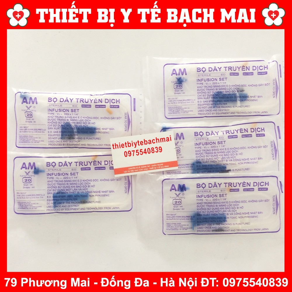 Combo 25 Dây Truyền Dịch Kim Cánh Bướm