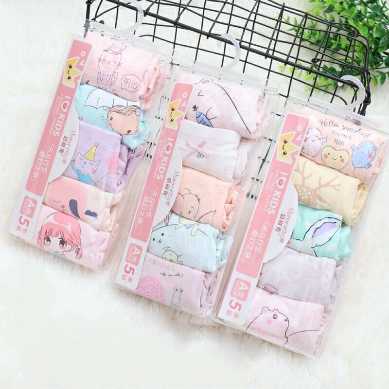 Set 5 quần chip  cho bé gái