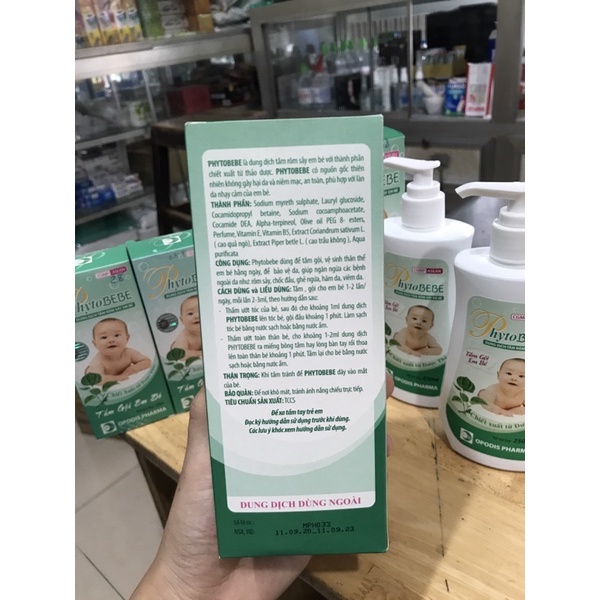 SỮA TẮM RÔM SẢY CHO BÉ PHYTOBEBE