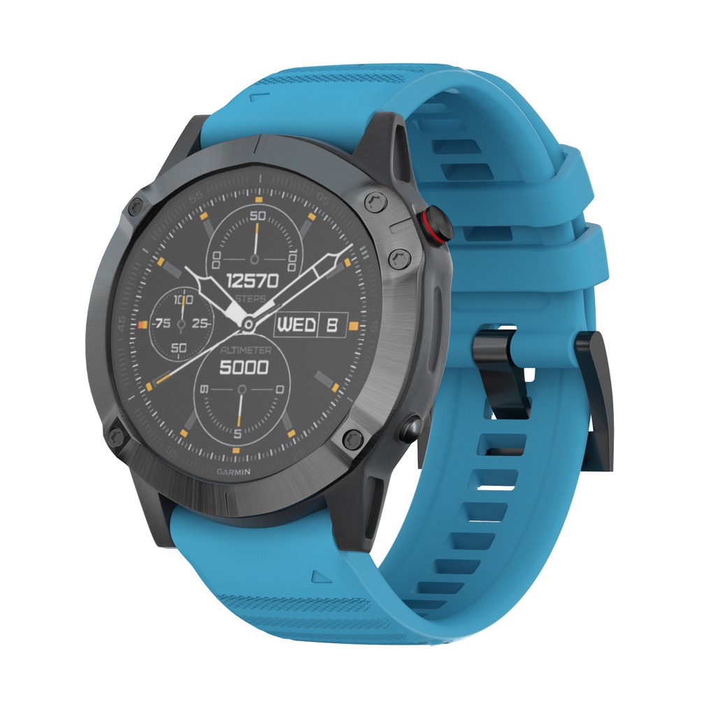 Dây Đeo Đồng Hồ Silicon Tháo Lắp Nhanh Cho Garmin Fenix 6X/6X Pro/Fenix 5X/5X Plus/Fenix 3/3 hr/Quatix 3/Descent Mk1