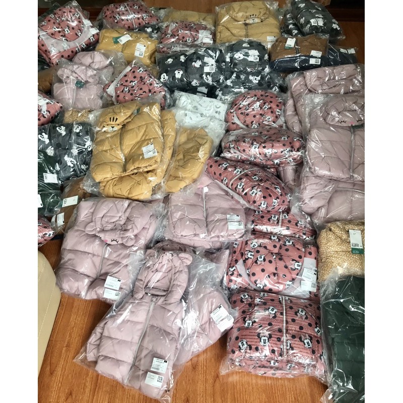 Áo khoác siêu ấm mickey cho bé nhỏ săn sale China đợt 10-12/12 sz 6-9m