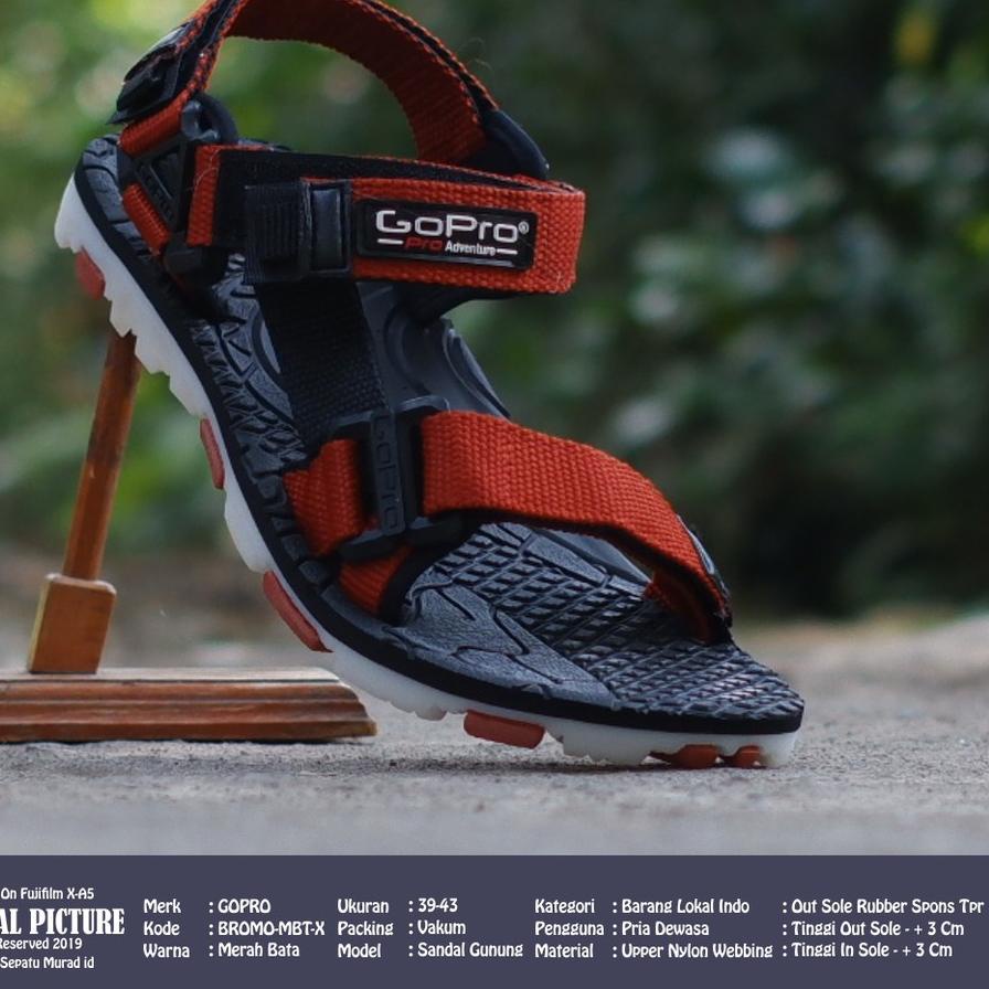 (Z_01) Sandal Đi Xe Đạp Leo Núi Chính Hãng Cho Nam GO-PRO RODNEY bromo