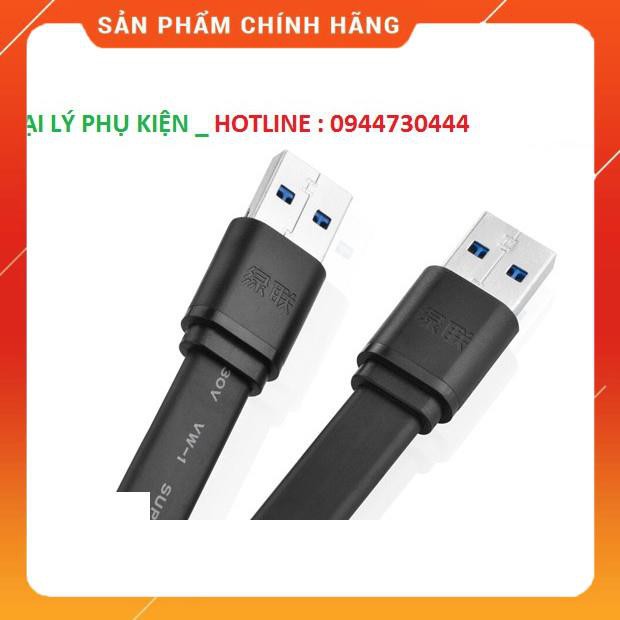 Cáp USB 3.0 dẹt 2 đầu đực dài 2m Ugreen 10805 dailyphukien