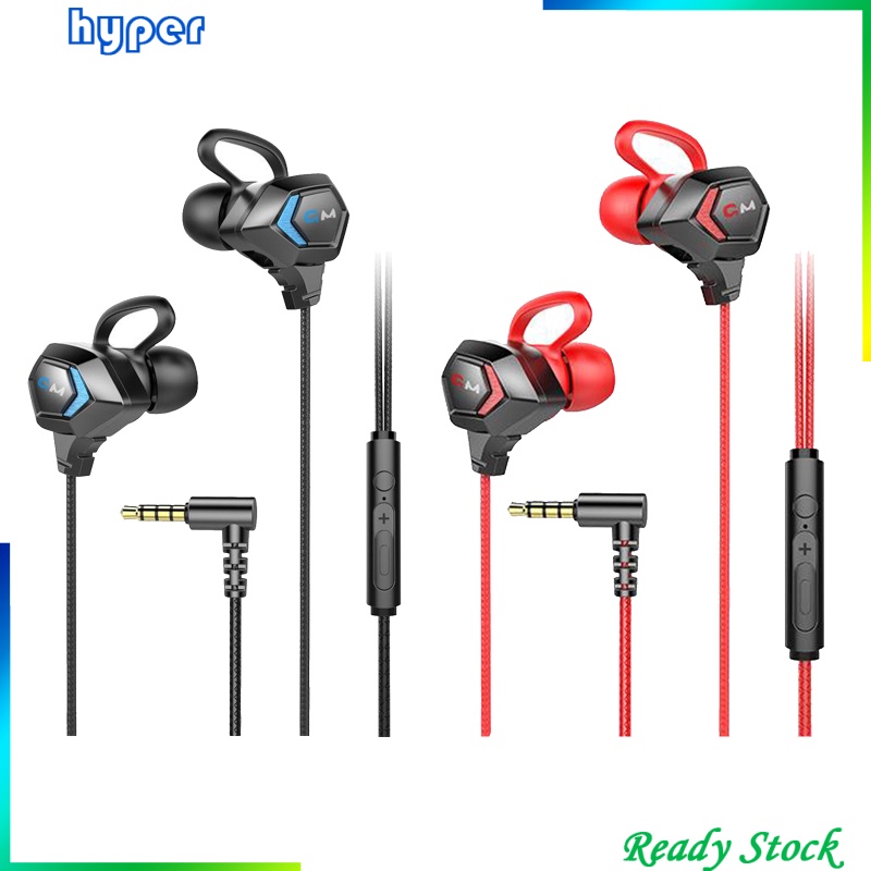 E-Sport Wired In-Ear Gaming Earphone with Adjustable Mic for Xbox, Laptop,
