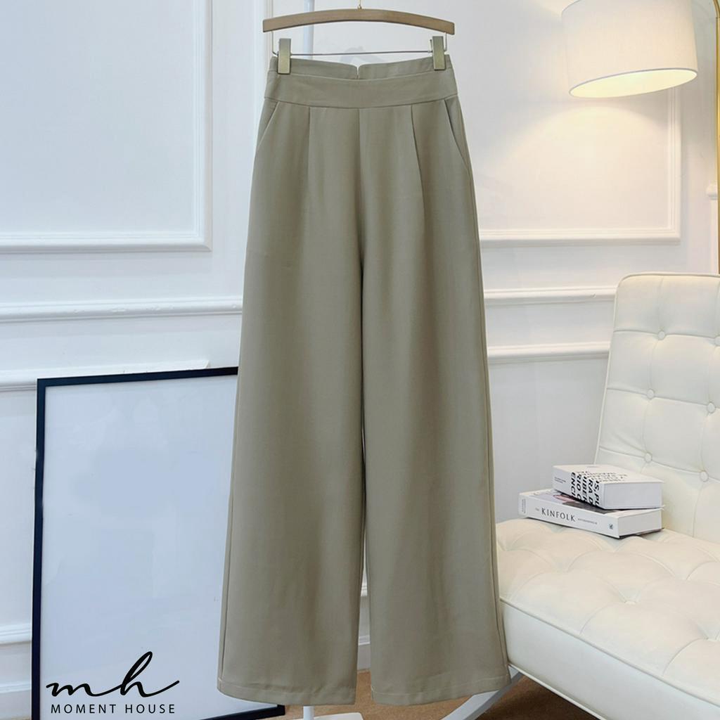 QUẦN LƯNG NỐI - Quần thiết kế khóa kéo hông, chất liệu cotton tây mềm, có size SML