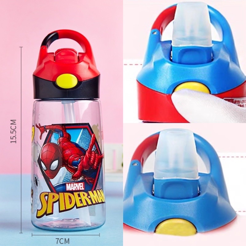 Bình nước Spiderman người nhện cho bé loại cao cấp