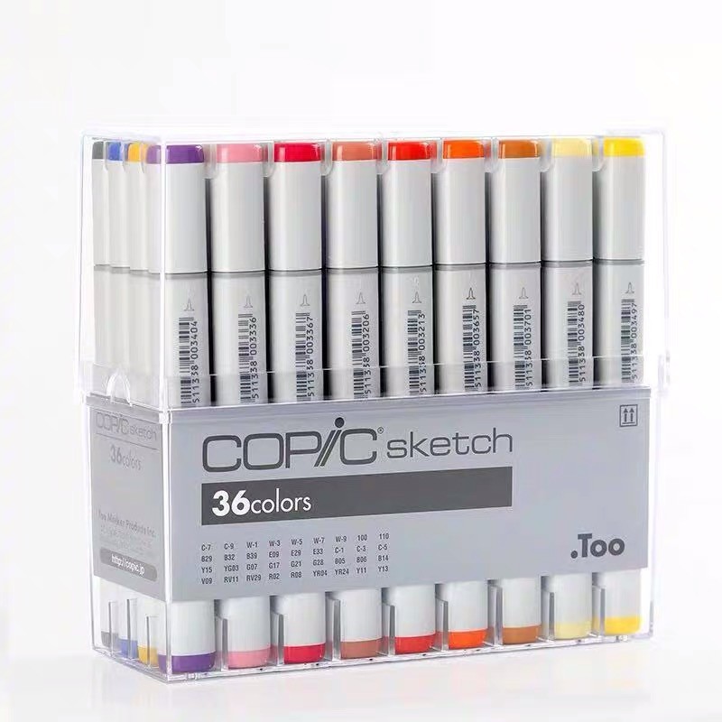 Marker Copic Sketch bản quốc tế có sẵn set 12, 36, 72 màu