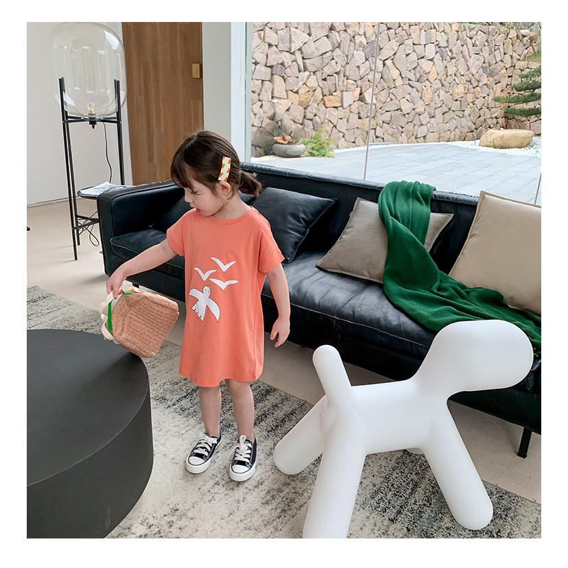 Áo trùm mông bé gái