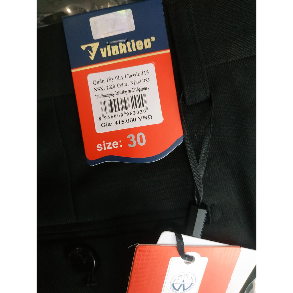 Quần Tây Nam 0ly Trung Niên Vĩnh Tiến Co Dãn Nhẹ Cao Cấp | BigBuy360 - bigbuy360.vn