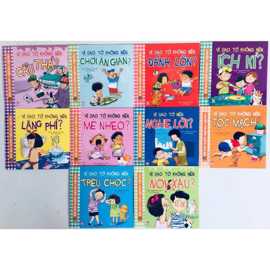 Sách - Combo Để Em Luôn Ngoan Ngoãn (Bộ 10 Quyển) - NXB Kim Đồng