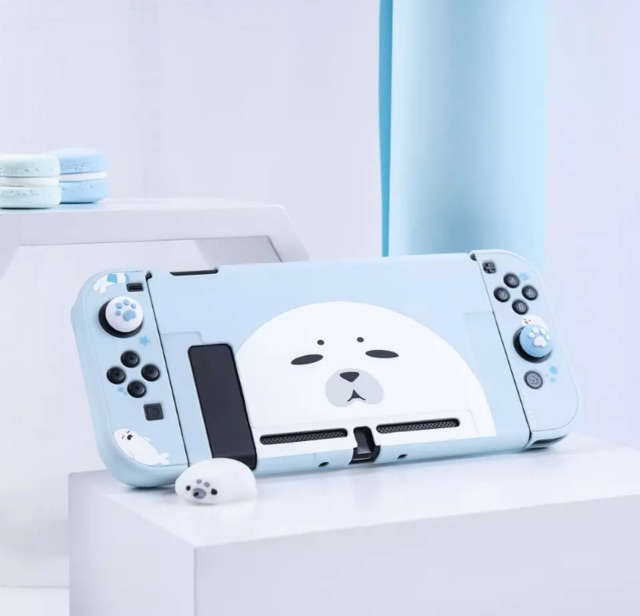 (Hỏa tốc ) Geekshare ốp lưng nhựa pc của máy case nintendo switch - bản mèo và chó