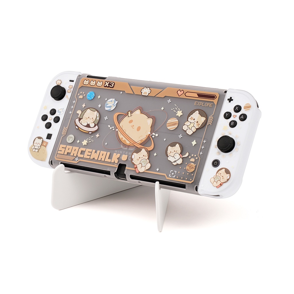 Ốp Bảo Vệ Máy Chơi Game Nintendo Switch Và Switch OLED Hình Mèo Dễ Thương