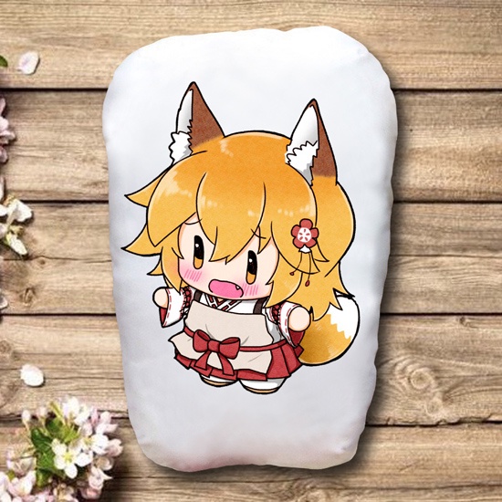 Gối ôm/ Gối ngủ Anime Sewayaki Kitsune no Senko-san (in hình 2 mặt đẹp lung linh)