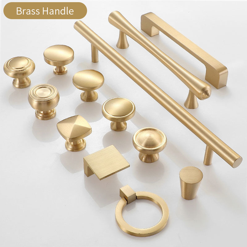 Tay nắm tủ Hình bầu dục Ngăn kéo hình vuông Có hình cánh cửa bên hông Núm kéo Đồ nội thất bằng vàng