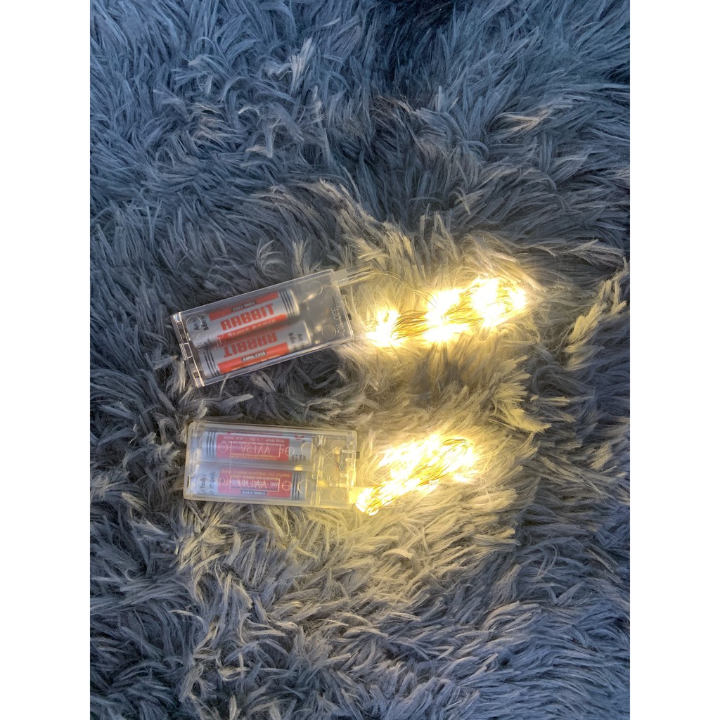 Dây Đèn Led Dùng Pin Con Thỏ (Pin AA) ❣️ GIÁ SALE SỐC ❣️ Đèn Đom Đóm- Fairy Lights Loại 3m Nhiều Màu, Đèn Led Trang Trí