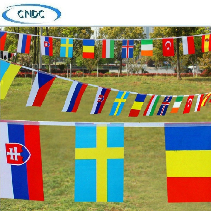 Dây cờ các nước  - dài 10m