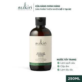 Nước Tẩy Trang Sukin Micellar Cleansing Water 250ml