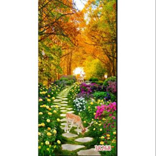 Tranh 3d dán tủ lạnh 60x140cm