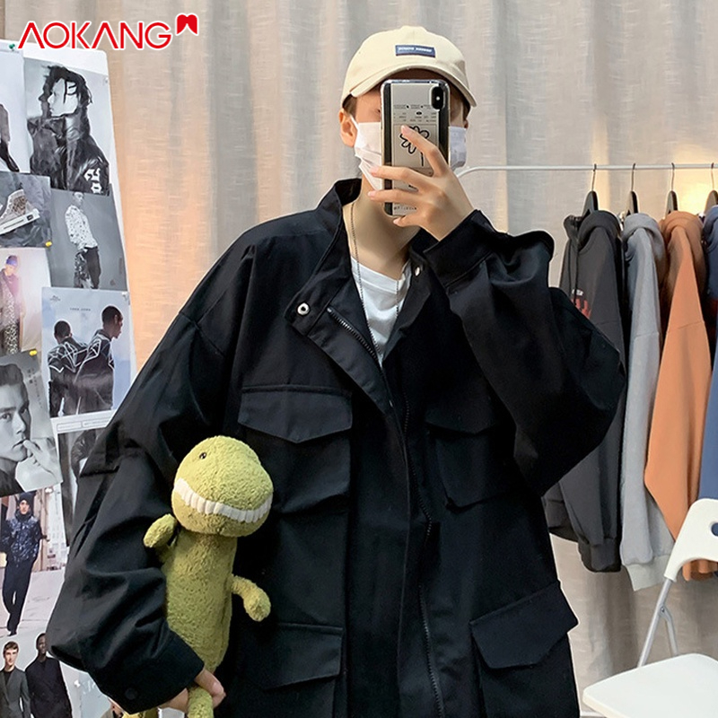 Áo khoác AOKANG nhiều túi phong cách Hàn Quốc dành cho nam