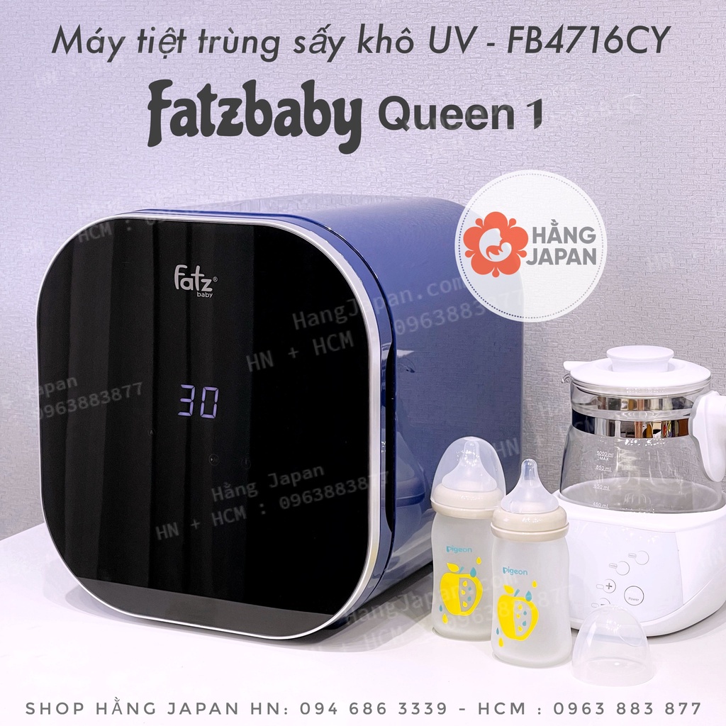 Máy tiệt trùng sấy khô bằng tia UV Fatz Baby Queen 1 FB4716CY - Diệt khuẩn tối ưu, bảo hành chính hãng 1 năm