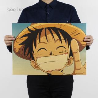 Poster Treo Tường In Hình Nhân Vật Phim Hoạt Hình One Piece