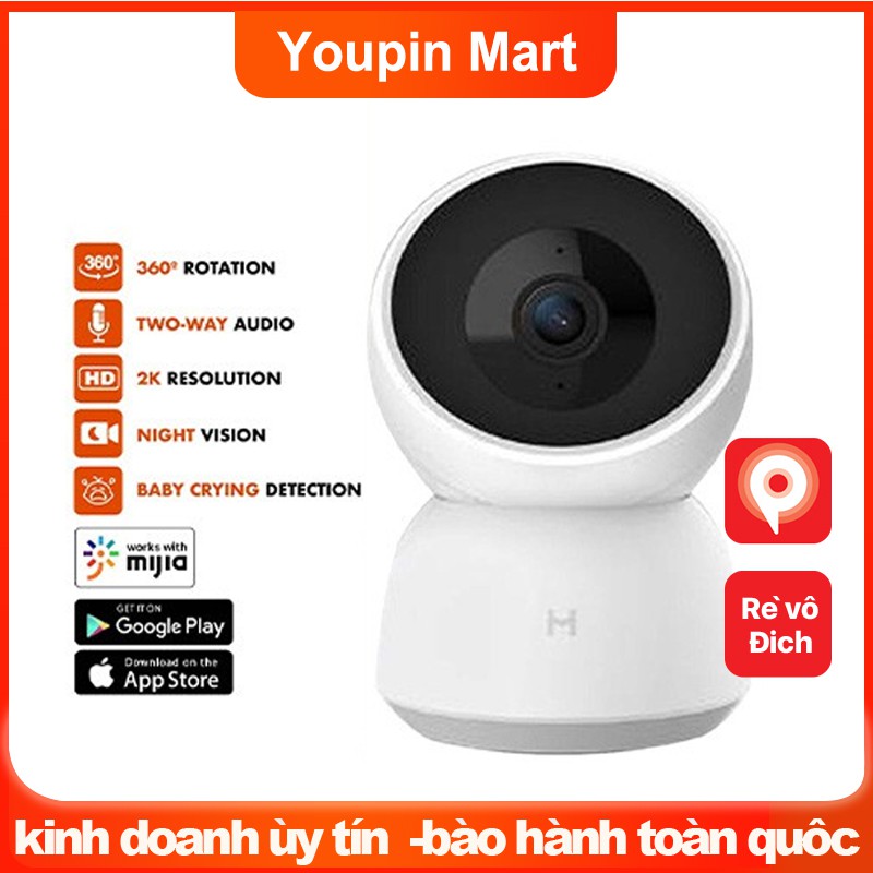 ✅ Bản Quốc Tế✅ Camera Giám Sát IP Xoay 360 Độ Xiaomi Imilab A1 bản 2K 1296P✅ Camera IP Xiaomi IMILAB A1 360 độ 2K