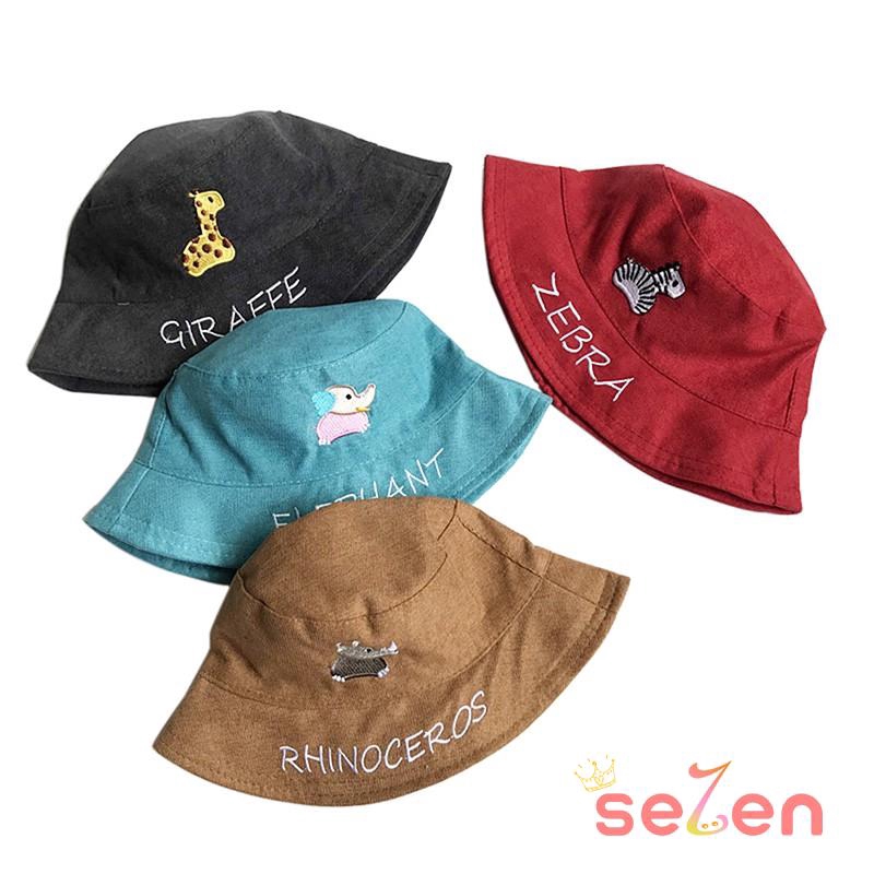 Nón câu cá đan hình hoạt hình đáng yêu cho trẻ em