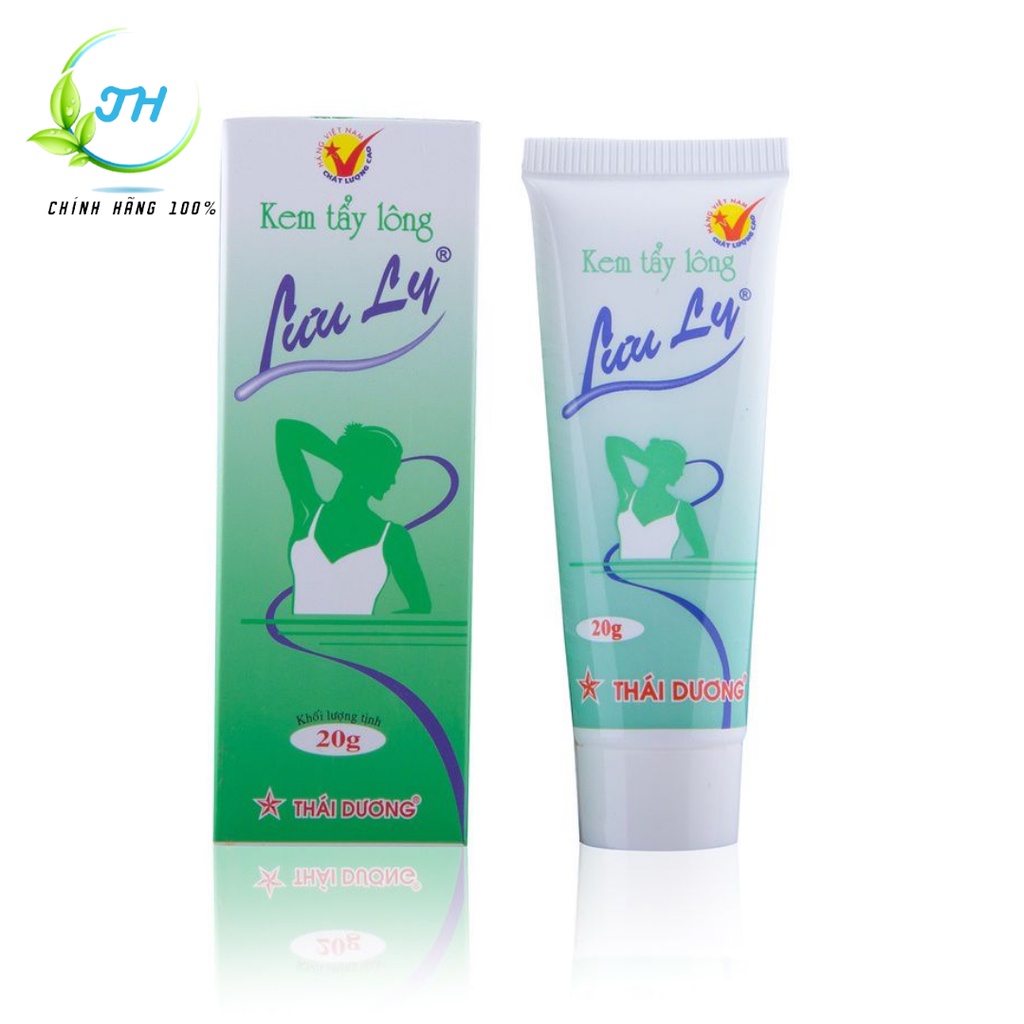 Kem tẩy lông Lưu Ly - Thái Dương tuýp 20g gel làm sạch lông tay, lông chân, nách