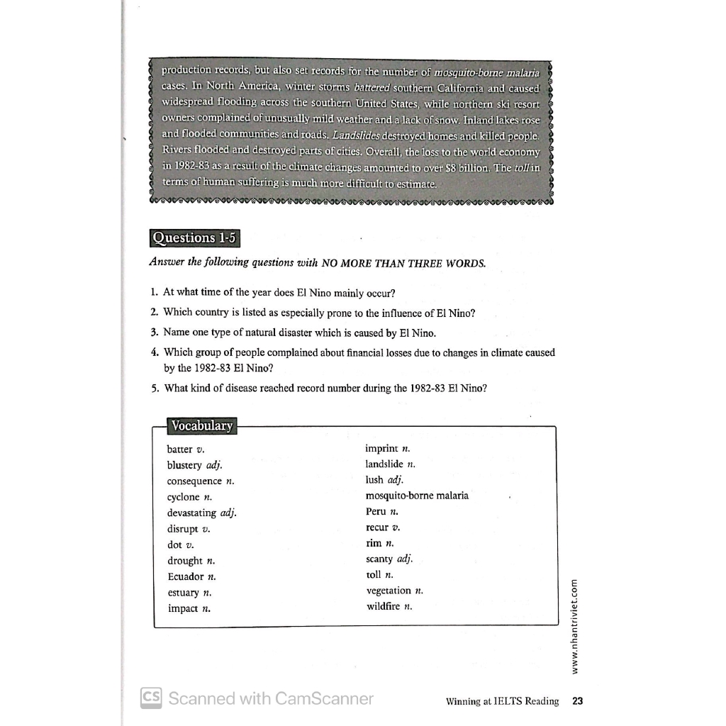 Sách - Winning At IELTS Reading