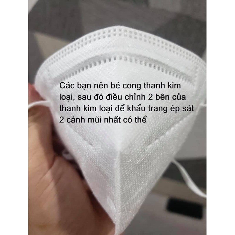 SET 10 CHIẾC Khẩu trang N95 KN95 5 lớp chống bụi mịn PM2.5, có kẹp kim loại chắc chắn ở sống mũi | BigBuy360 - bigbuy360.vn