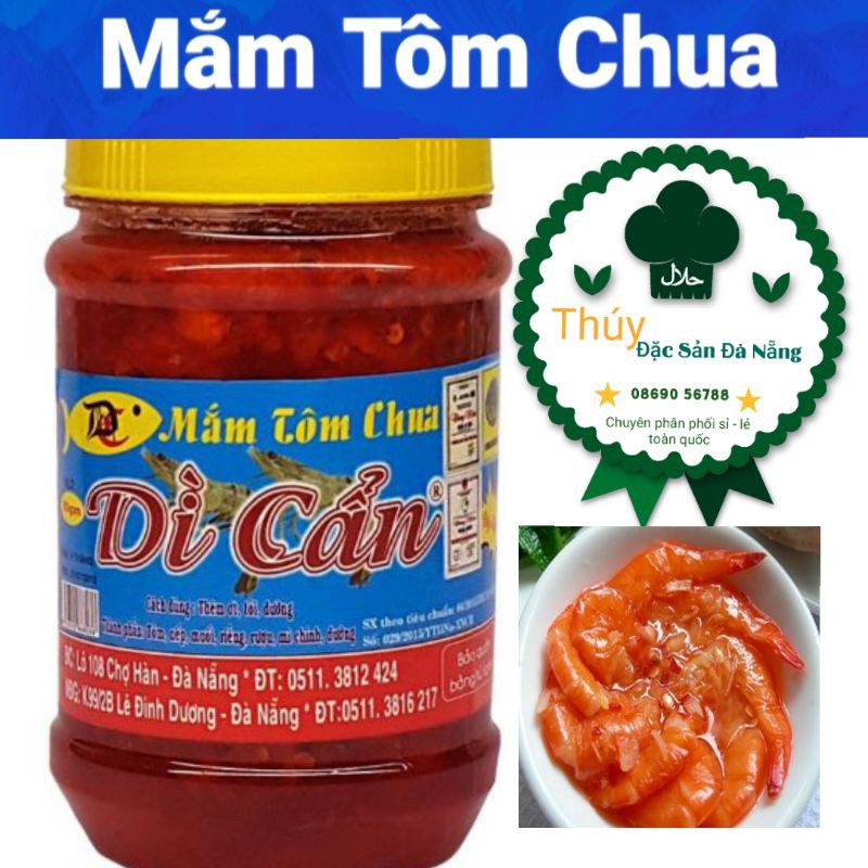 MẮM TÔM CHUA DÌ CẨN ĐÀ NẴNG CHÍNH GỐC HŨ 500GR | BigBuy360 - bigbuy360.vn