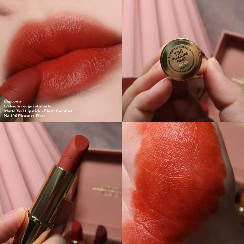 Son Laancome  L'Absolu Rouge Intimatte 196 Pleasure First Fullsize Fullbox