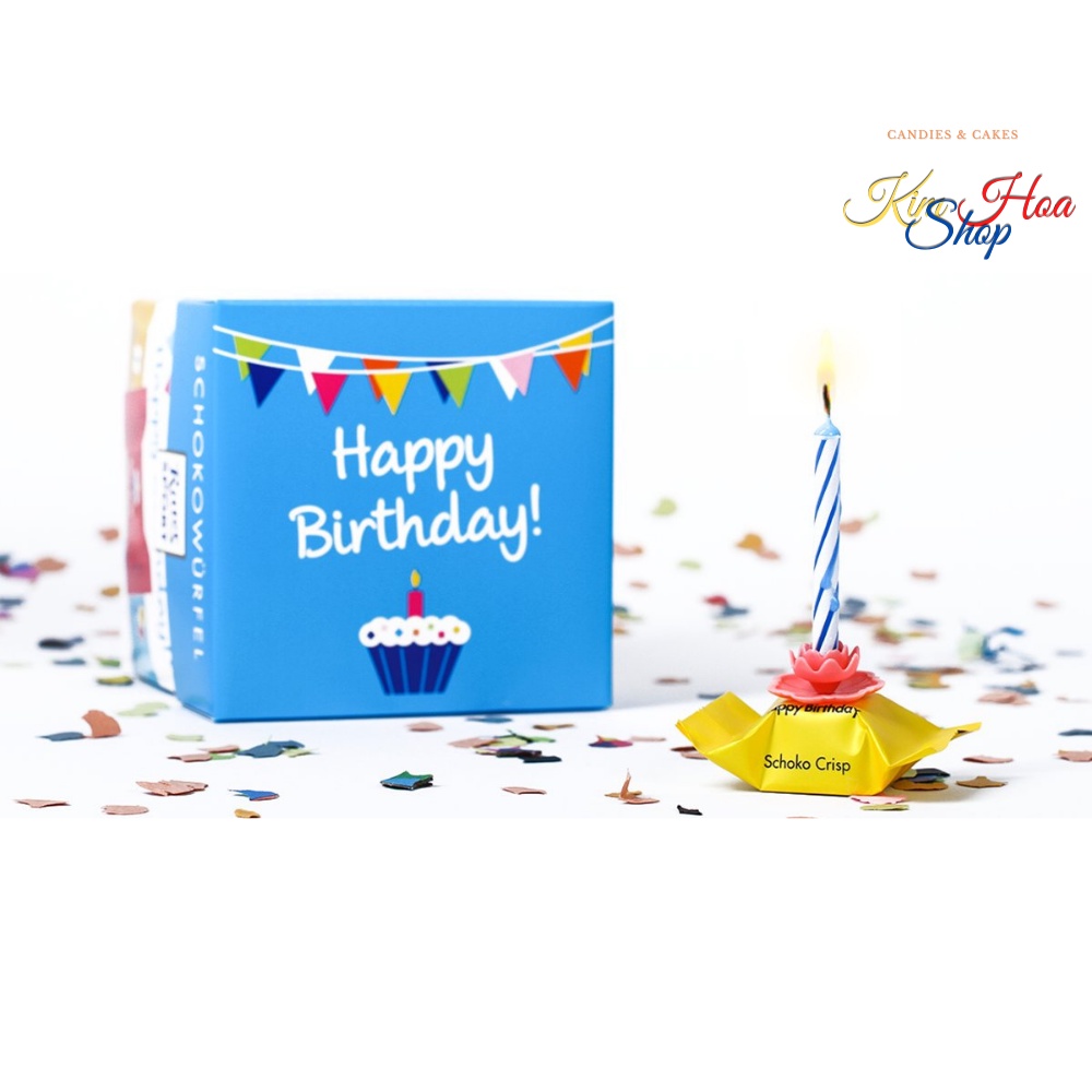 GIFT BOX hộp quà tặng SÔ-CÔ-LA tổng hợp RITTER SPORT Schokowürfel EU - MADE IN GERMANY
