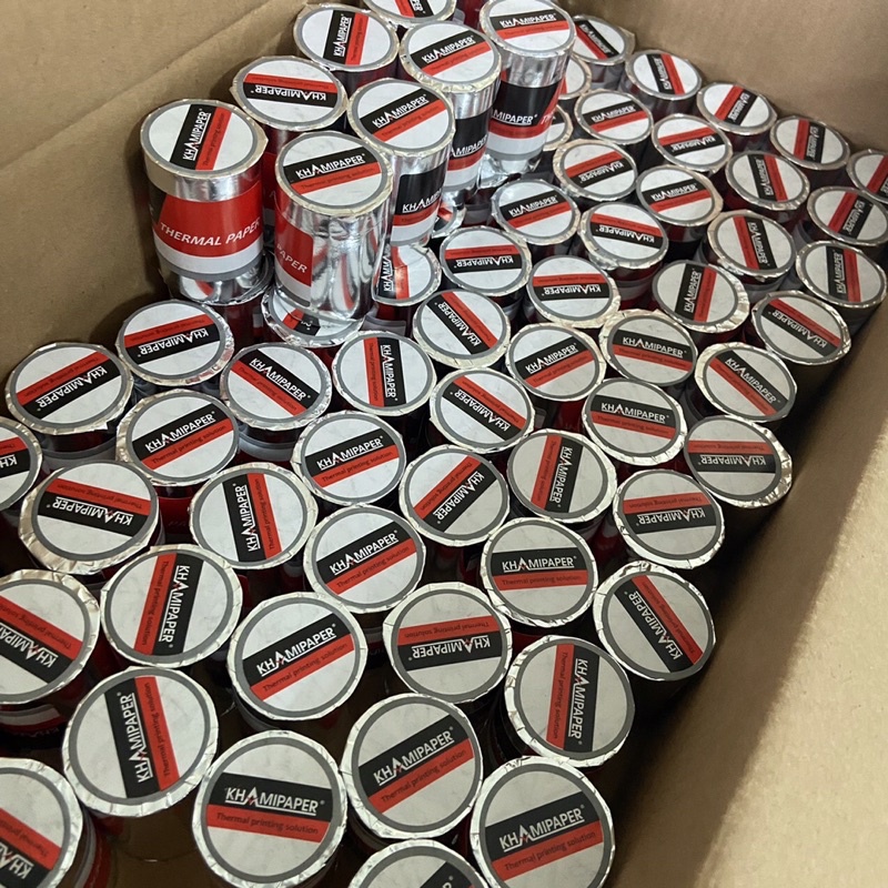 Giấy in nhiệt loại tốt HAPPY LIMI KHAMIPAPER - Giấy in hoá đơn bill k57 58mm